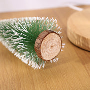 Miniature Pine Tree Christmas Decor 6 Inch Artificial Desktop Tabletop Bulk Set