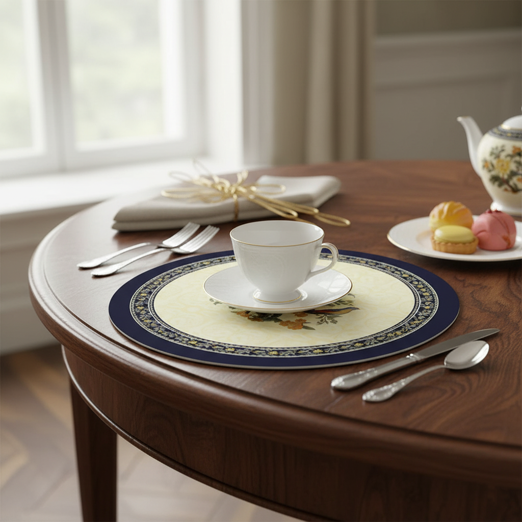 Diatom Mud Table & Cup Mat - Heat-Resistant and Insulating, 11.81 inches in Diameter