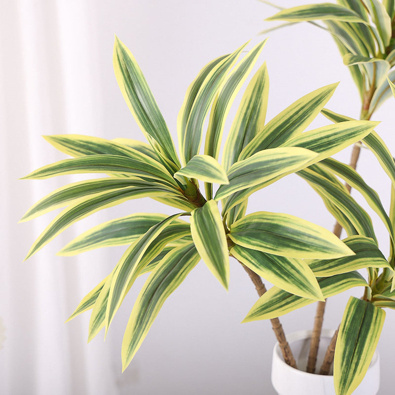 23.8 Inch Artificial Dracaena Stem Real Touch Plant Bulk Quantity
