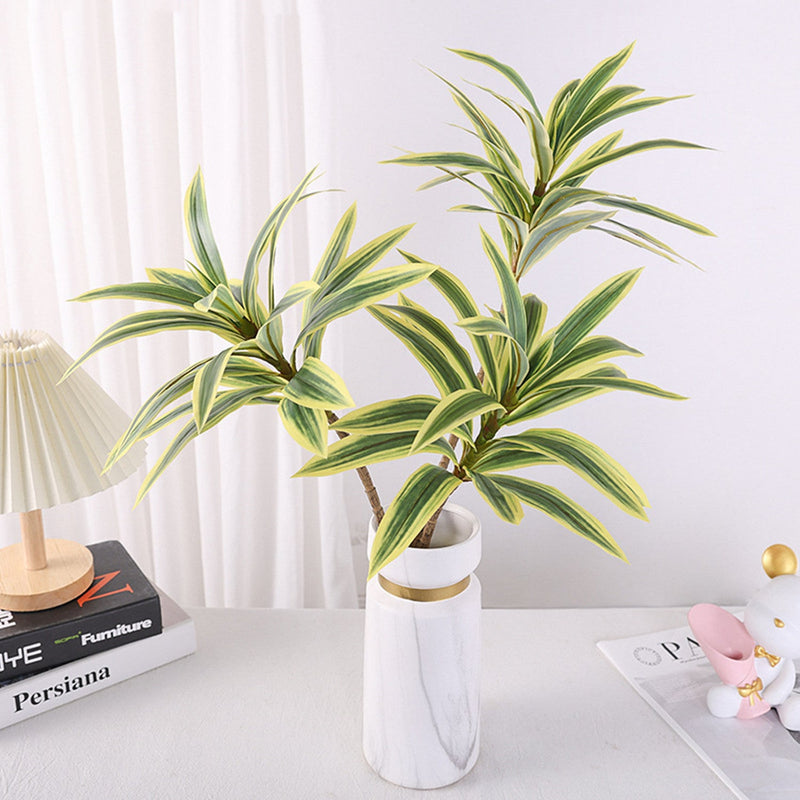 23.8 Inch Artificial Dracaena Stem Real Touch Plant Bulk Quantity