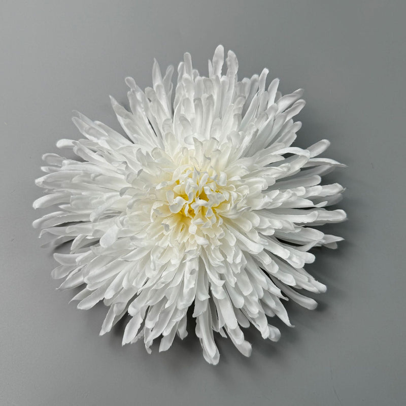 50 Pcs 7 Inch Artificial Dragon's Claw Chrysanthemum Flower Heads for Crafts