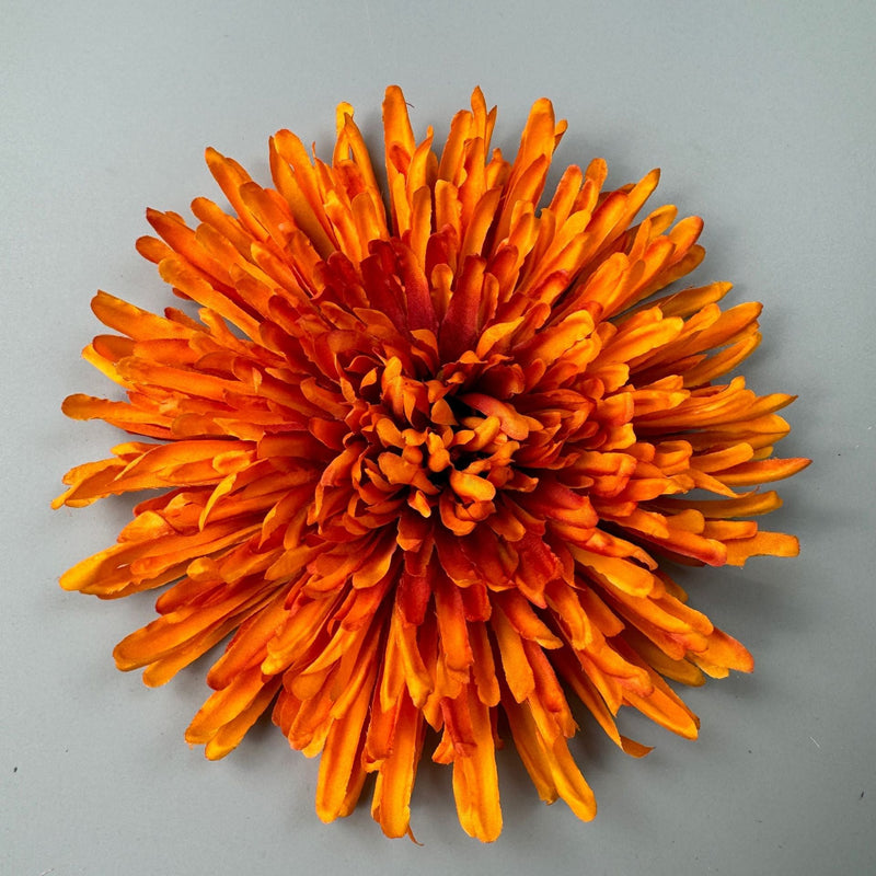 50 Pcs 7 Inch Artificial Dragon's Claw Chrysanthemum Flower Heads for Crafts