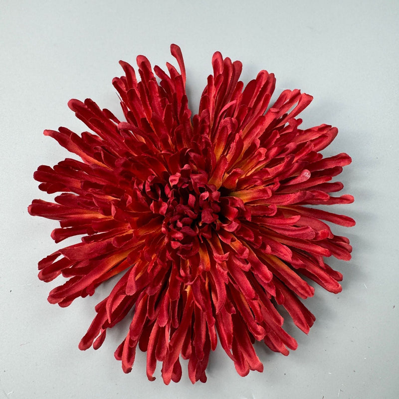 50 Pcs 7 Inch Artificial Dragon's Claw Chrysanthemum Flower Heads for Crafts