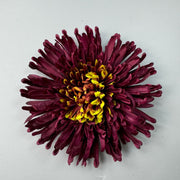 50 Pcs 7 Inch Artificial Dragon's Claw Chrysanthemum Flower Heads for Crafts
