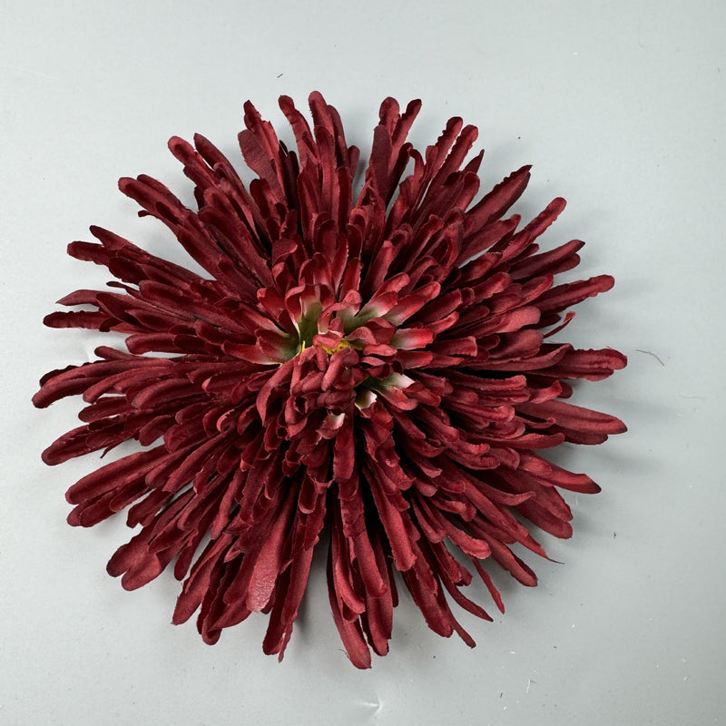 50 Pcs 7 Inch Artificial Dragon's Claw Chrysanthemum Flower Heads for Crafts