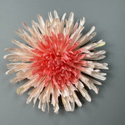 50 Pcs 7 Inch Artificial Dragon's Claw Chrysanthemum Flower Heads for Crafts