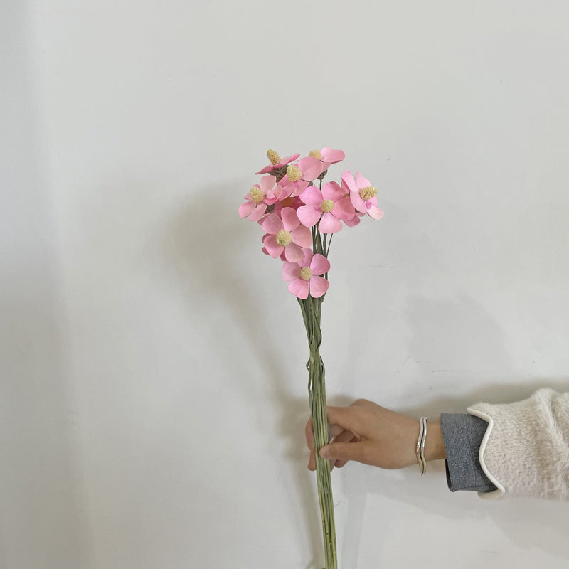 13 Inch Dried Violet Orchid Flowers Bulk Arrangement for Home Decoration