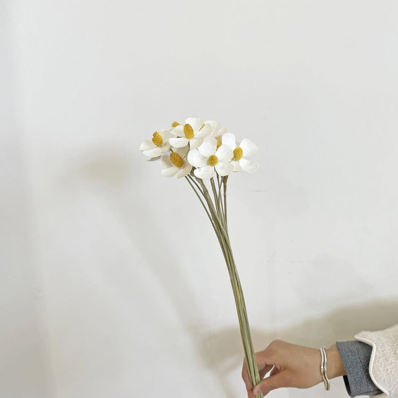 13 Inch Dried Violet Orchid Flowers Bulk Arrangement for Home Decoration