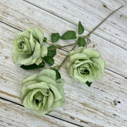 25 Inch Princess Diana Dusty Rose Silk Flower Spray Stems, 25 Pcs Artificial Bulk