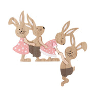 Natural Wooden Easter Bunny Table Centerpiece Bulk Quantity Decorative Home Decor