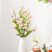 Artificial Easter Floral Stems Bulk 12 Inch 10 Pcs Artificial Flower Bush for Party Decor