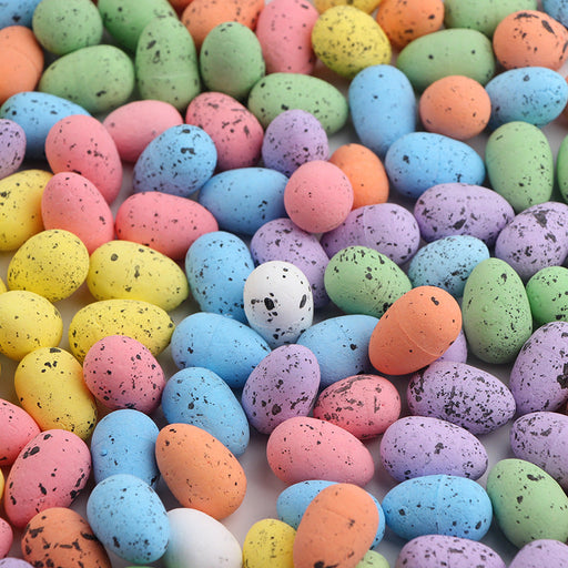 50 Pcs Artificial Easter Eggs Vase Filler Decor, Bulk Decorative Fillers for Spring