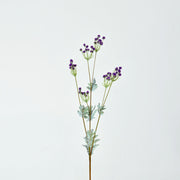 28 Inch Emilia Sonchifolia Spray Branches, 10 Pcs Purple Artificial Flowers, Faux Silk