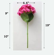Endless Hydrangea Stems 12 Inch Real Touch Artificial Flowers Bulk Wholesale Realistic Silk Hydrangeas