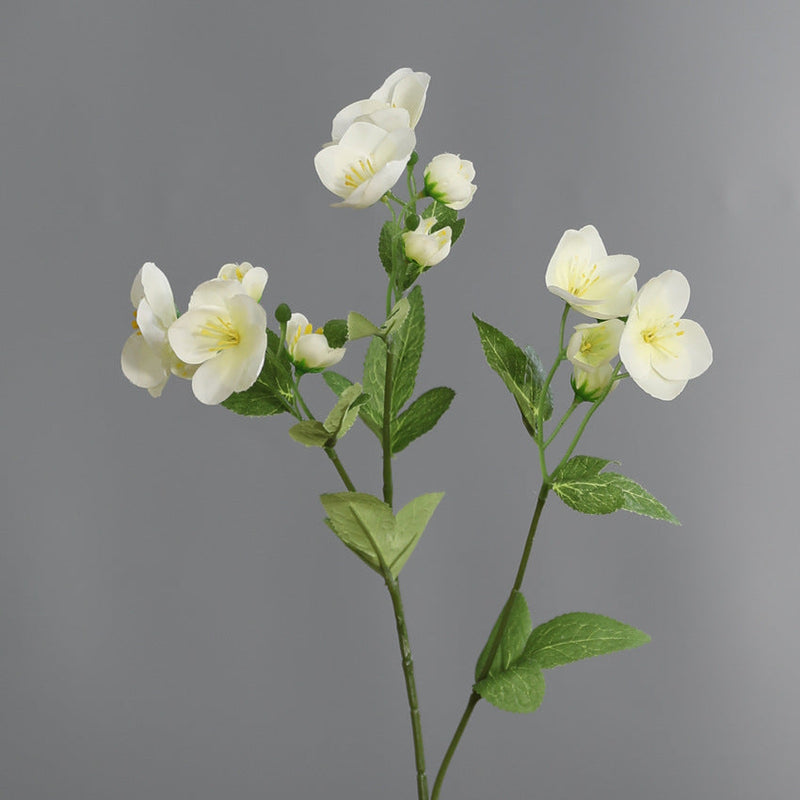 21 Inch Artificial Silk Eranthis Branch Stems, 10 Pcs Bulk Pack