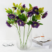 20 Inch Artificial Eranthis Silk Flowers - 10 Stems Bulk Eranthis Stems