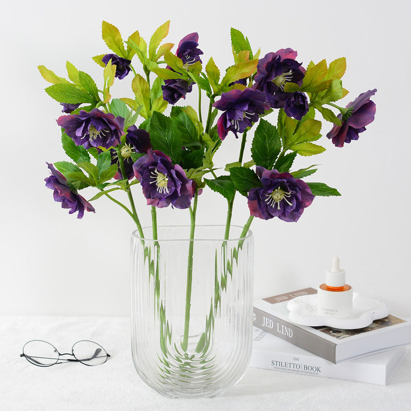 20 Inch Artificial Eranthis Silk Flowers - 10 Stems Bulk Eranthis Stems