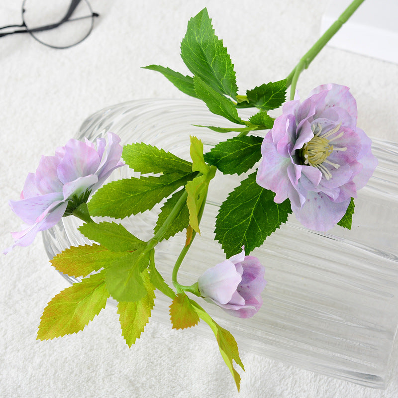 20 Inch Artificial Eranthis Silk Flowers - 10 Stems Bulk Eranthis Stems