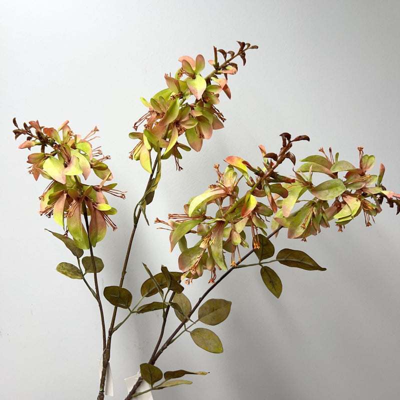 24 Inch Erythrina Artificial Flower Stems 10 Pcs Autumnal Colors Silk Floral Arrangements