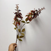 24 Inch Erythrina Artificial Flower Stems 10 Pcs Autumnal Colors Silk Floral Arrangements