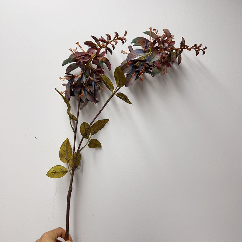 24 Inch Erythrina Artificial Flower Stems 10 Pcs Autumnal Colors Silk Floral Arrangements
