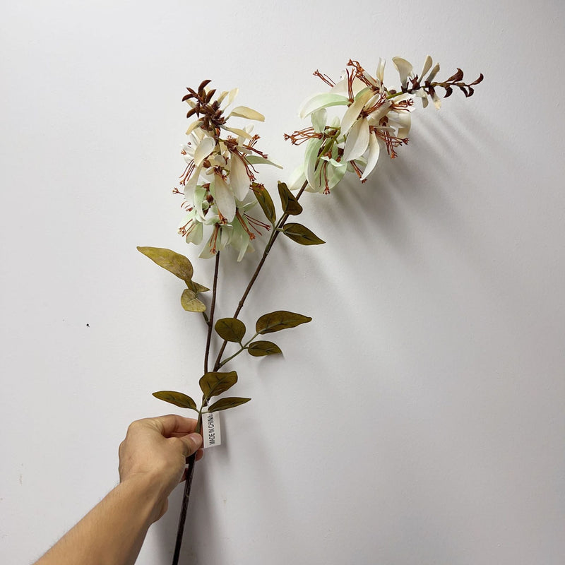 24 Inch Erythrina Artificial Flower Stems 10 Pcs Autumnal Colors Silk Floral Arrangements
