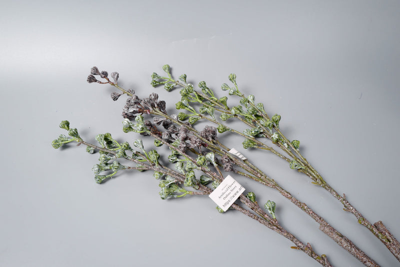 Artificial Eucalyptus Fruit Branch 29 Inch 1 Pc Silk Bulk Wholesale