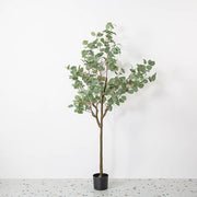 Artificial Eucalyptus Tree Plant Decor in Pot 24 Inch Indoor Outdoor Bulk Wholesale