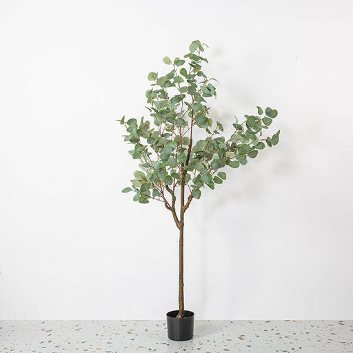 Artificial Eucalyptus Tree Plant Decor in Pot 24 Inch Indoor Outdoor Bulk Wholesale