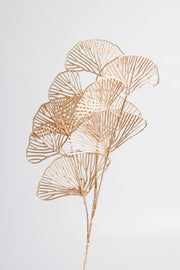 Artificial Golden Eucalyptus Leaves 50 Pcs Bulk Silk Foliage for Floral Arrangements