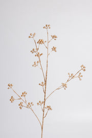Artificial Golden Eucalyptus Leaves 50 Pcs Bulk Silk Foliage for Floral Arrangements