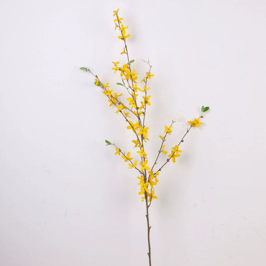 Event Artificial Forsythia Branches, 40.6" Faux Yellow Spring Blossoms for Venue Styling