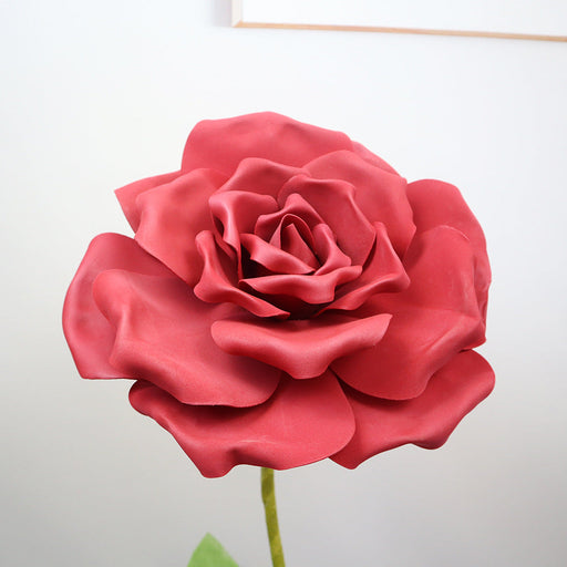 Extra Large Artificial Rose Flower Heads, Bulk Wholesale, Giant Size for Wedding Party Photography Decor