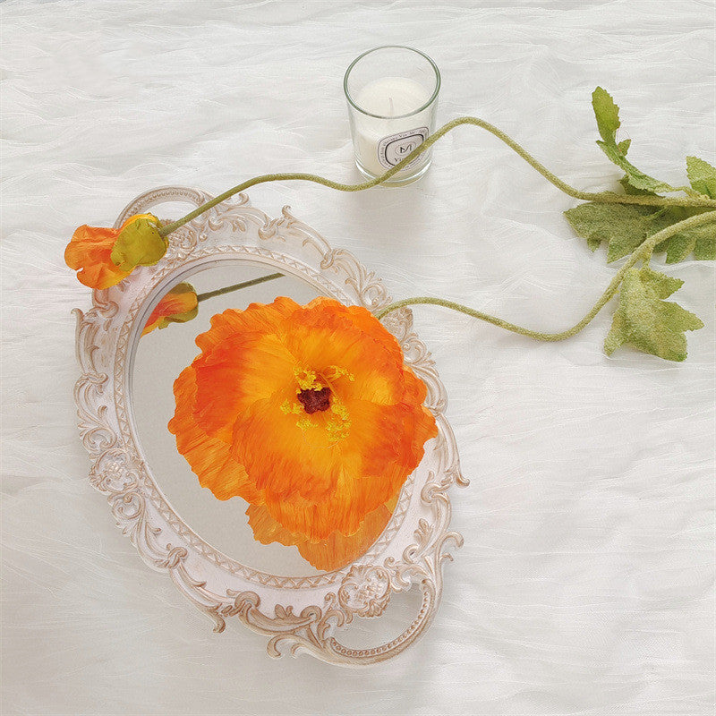 41 Inch Extra Large Artificial Silk Poppy Flowers, Long Stems, Bulk Wholesale for Tall Vases