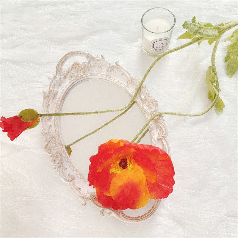 41 Inch Extra Large Artificial Silk Poppy Flowers, Long Stems, Bulk Wholesale for Tall Vases