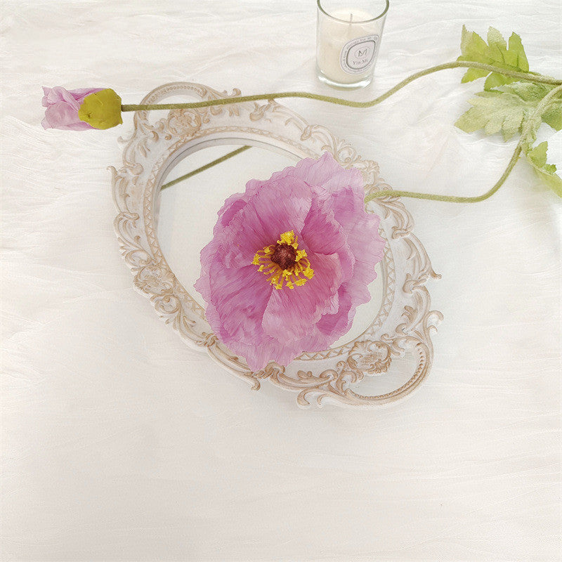 41 Inch Extra Large Artificial Silk Poppy Flowers, Long Stems, Bulk Wholesale for Tall Vases