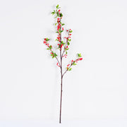 35 Inch Extra Long Artificial Holy Berries Branches with Leaves, Bulk Christmas Floral Stems
