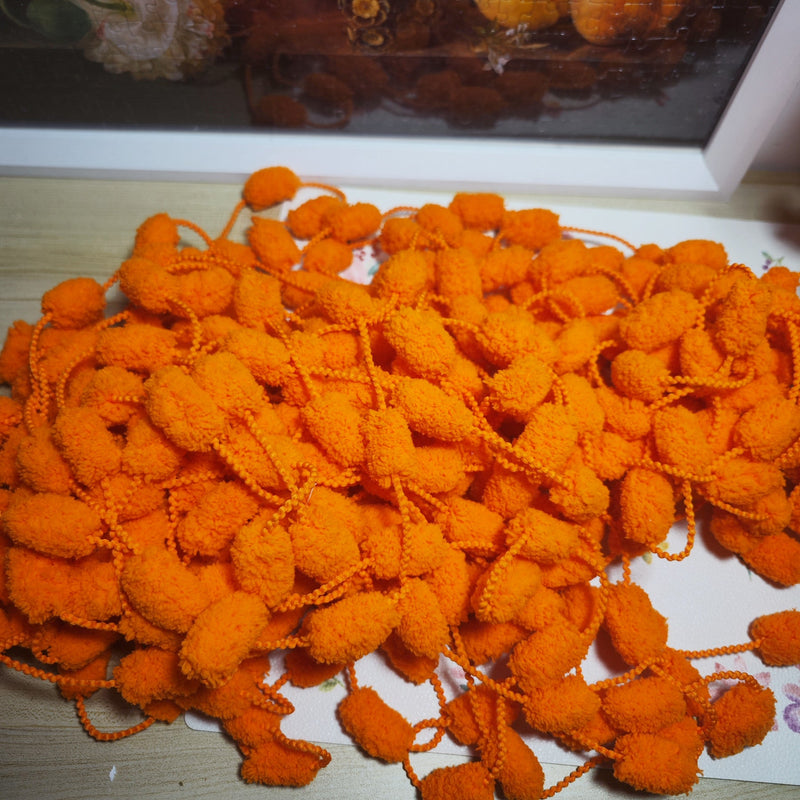 43 Yard Extra Long Marigold Garland Bulk, Artificial Marigold Flowers for Wedding, Party, Diwali, Fall Decor