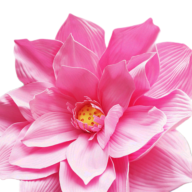 Extra Large Lotus Foam Flower Heads Bulk Quantity Giant Artificial Flowers for Decor