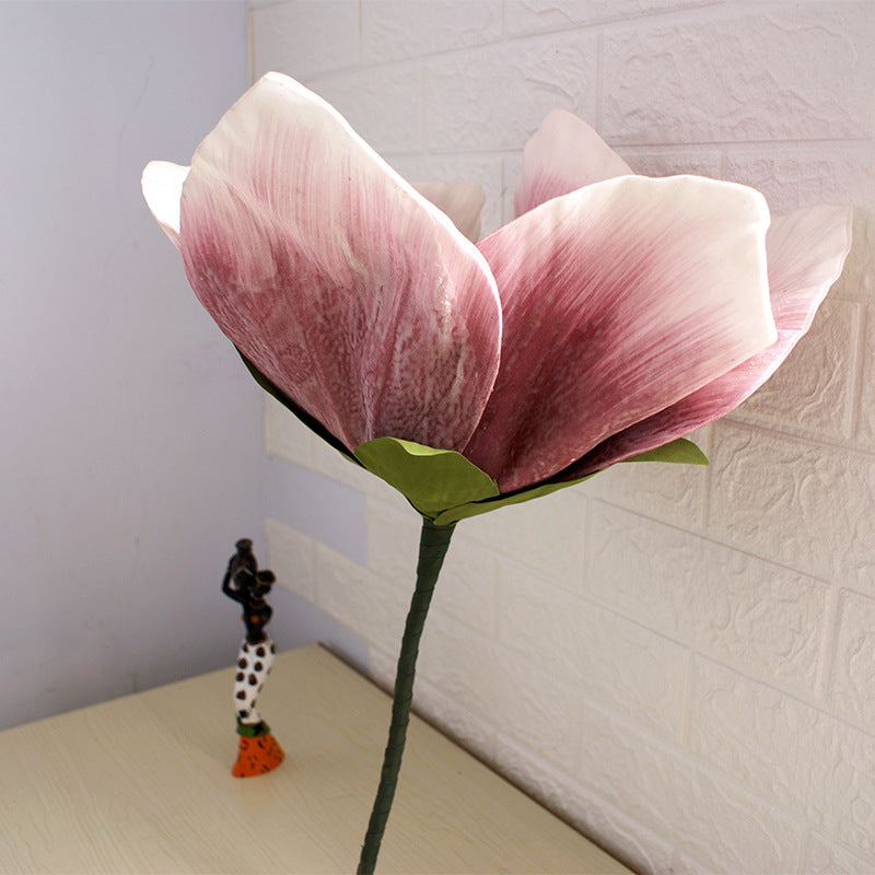 Extra Large Magnolia Foam Flower Heads Bulk Pack for Photo Props