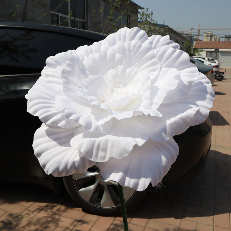 31 Inch Extra Large Artificial Peony Flower Heads Bulk for Wedding Party Photography Mall Shop