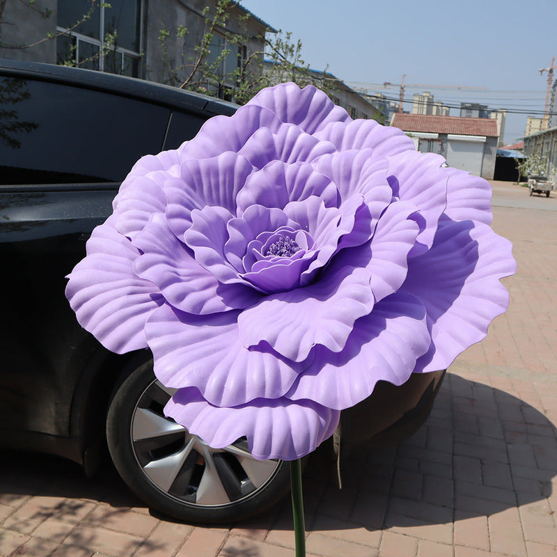 31 Inch Extra Large Artificial Peony Flower Heads Bulk for Wedding Party Photography Mall Shop