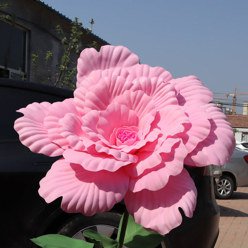 31 Inch Extra Large Artificial Peony Flower Heads Bulk for Wedding Party Photography Mall Shop