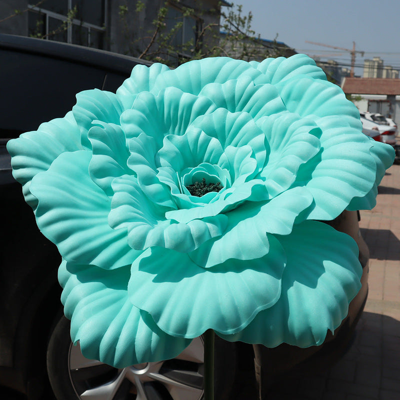 31 Inch Extra Large Artificial Peony Flower Heads Bulk for Wedding Party Photography Mall Shop