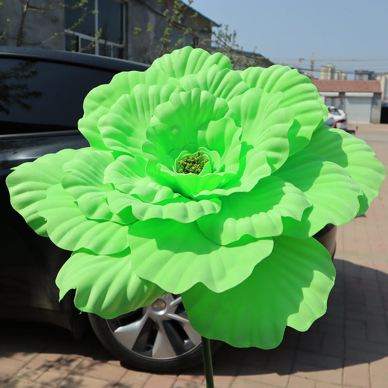 31 Inch Extra Large Artificial Peony Flower Heads Bulk for Wedding Party Photography Mall Shop
