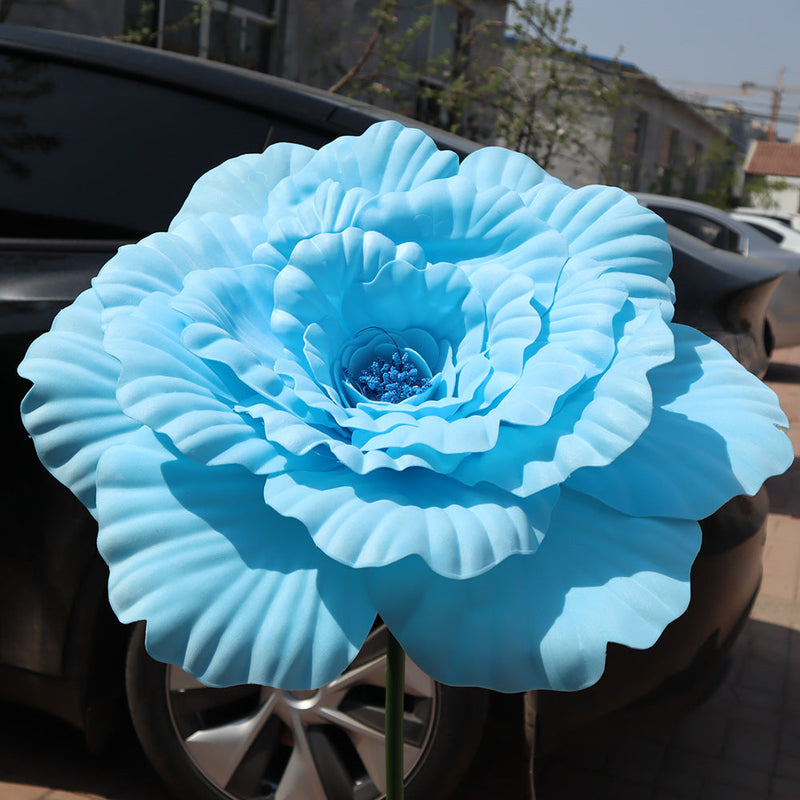 31 Inch Extra Large Artificial Peony Flower Heads Bulk for Wedding Party Photography Mall Shop