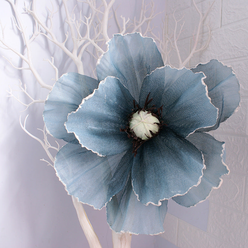 Extra Large Artificial Poppy Flower Heads Bulk Quantity for Photo Props