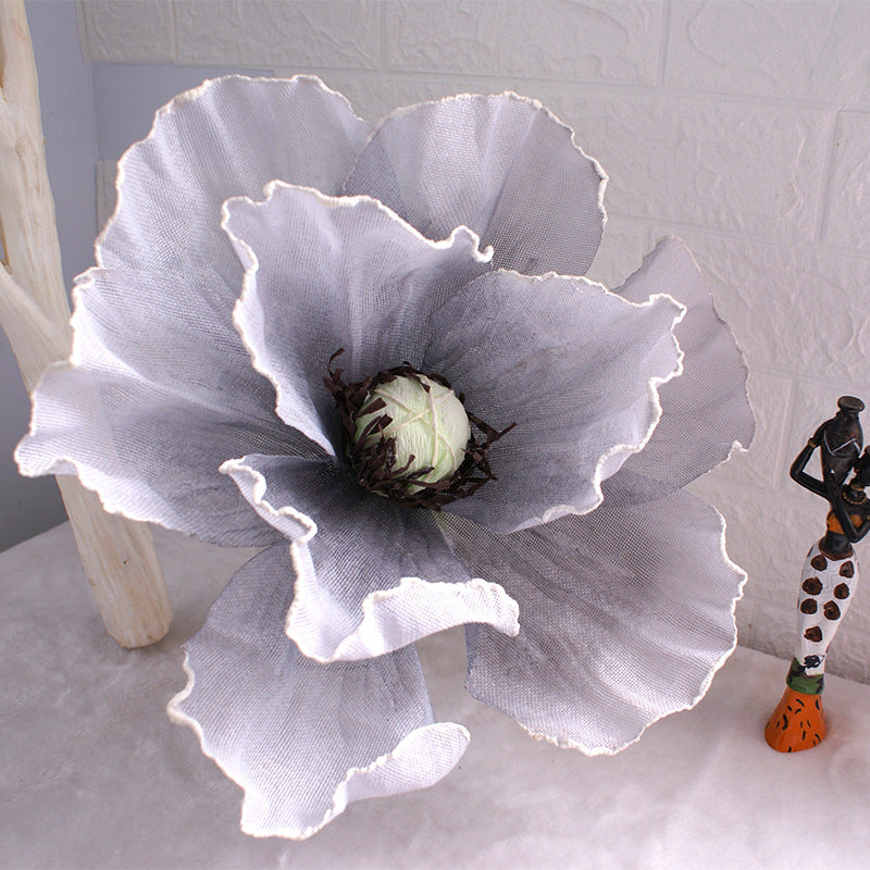 Extra Large Artificial Poppy Flower Heads Bulk Quantity for Photo Props