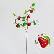 37 Inch Extra Tall Artificial Wax Apple Fruit Stems Bulk for Floor Vase Decor