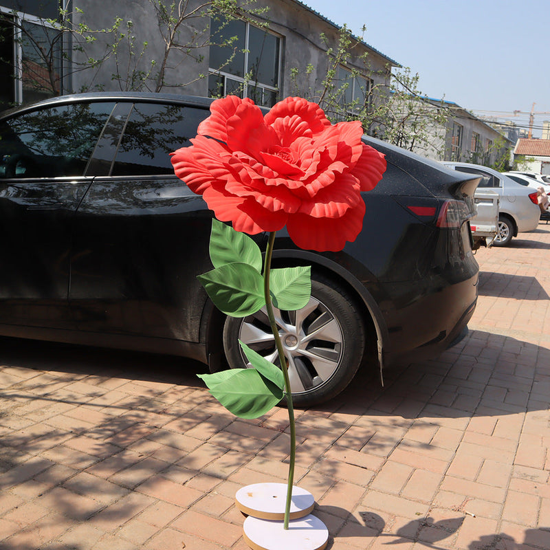 31 Inch Extra Large Artificial Peony Flower Heads Bulk for Wedding Party Photography Mall Shop